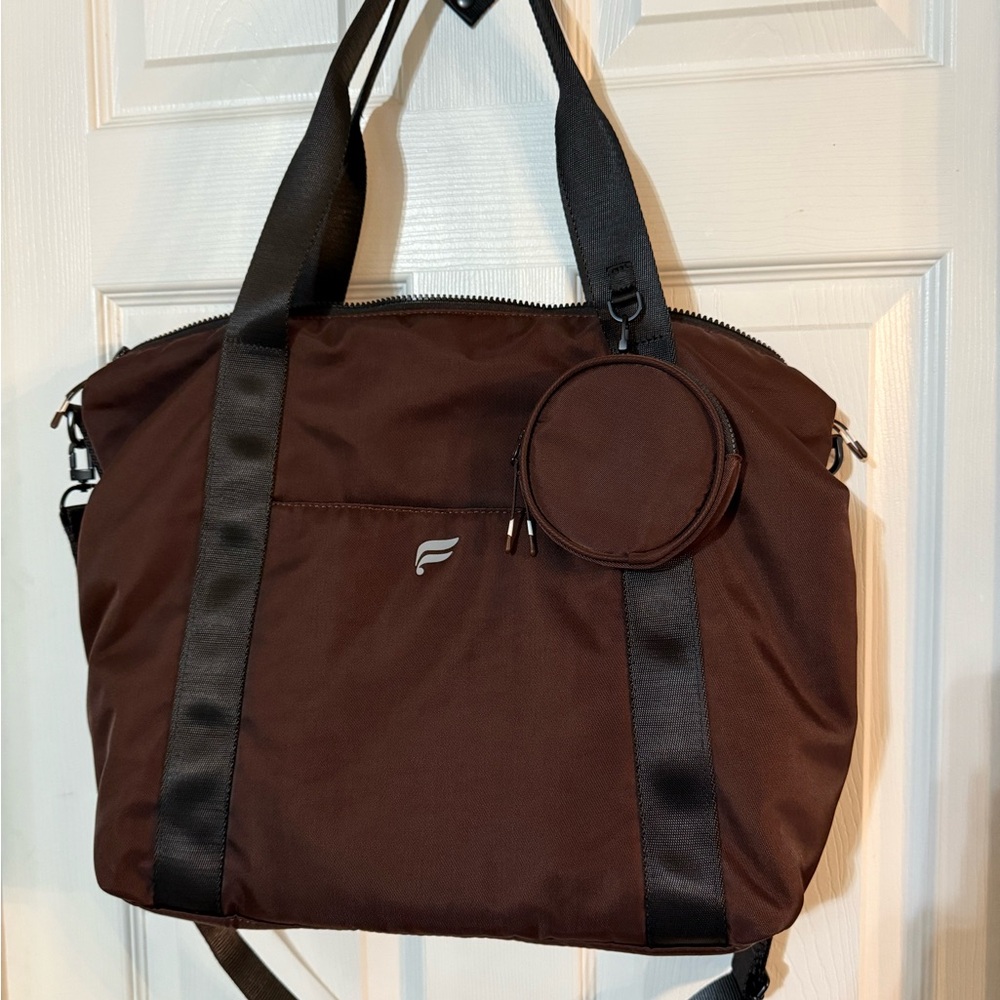 Fabletics Everyday Dark Brown Nylon Tote